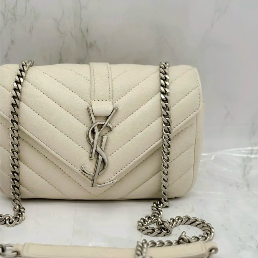 ❌  SOLD ❌‼️SOLD ‼️YSL CHEVRON LEATHER BABY CHAIN BAG